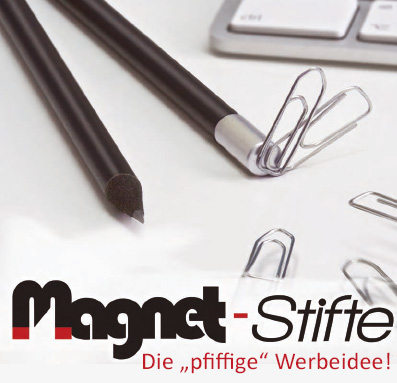 Magnet-Bleistift - die pfiffige Werbeidee